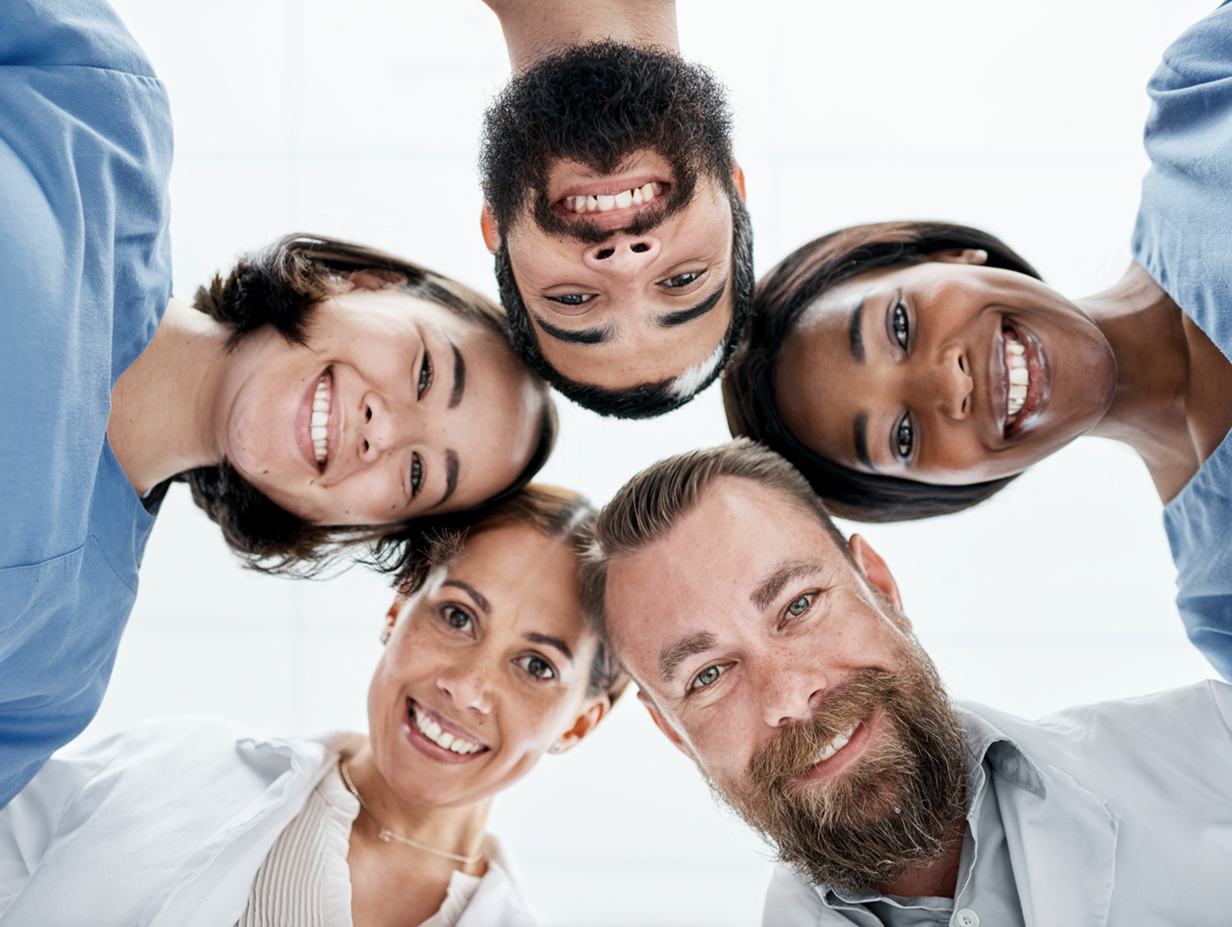 Group of ENT physicians huddled together